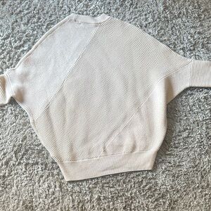 All Saints Women's Beige Crew Neck Sweater